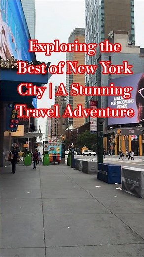 Exploring the Best of New York City | A Stunning Travel Adventure #travel #newyorkcity #usa