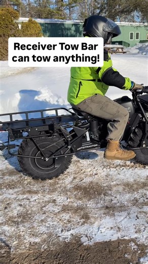 Receiver Tow Bar is the ultimate tow bar for your Rokon! #offroadmotorcycle #adventure #towing #atv #motorcycle | Rokon