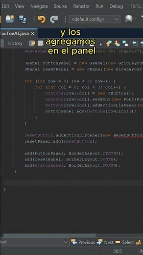 Tutorial juego de 3 en raya en java con interfaz gráfica #for #java #programacion #netbeans #3enraya