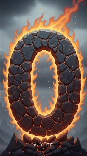 Flaming Numbers! 0 to 9 Fire Countup 🔥 #10seconds #timer #shorts