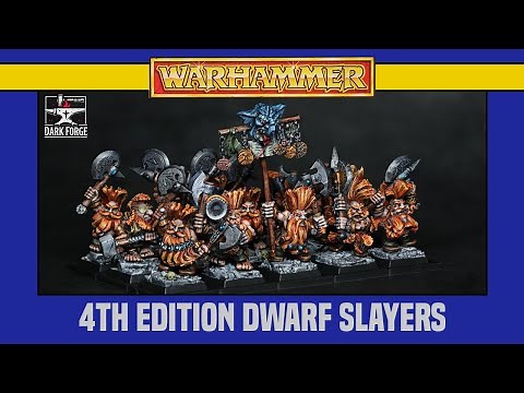Creating a Retro 90's Warhammer Fantasy Old World Dwarf Army Part 2 - Slayers