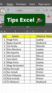Bagian 66. Buat Merge Cell #mergecell #microsoftexcel #belajarexcel #trickexcel #shortcutkeyboard #belajarkomputer | Maia Manuain