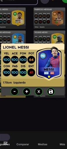 #shorts Leo Messi max rating in DLS #dls26 #skills #fifa #viralshort
