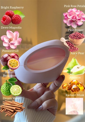 Mod Blush🌸🌷@Ariana Grande Fragrances This fragrance is bright, fruity & floral, with slightly powdery and romantic scent💖🌸🌷 🌸🍋‍🟩Top: Italian Bergamot, Passion Fruit, Raspberry, Pink Pepper. 🌸🌷Heart: Rose Petals, Magnolia, Pear. 🌸🍐Base: Ambrox, Dreamwood, Musk, Sandalwood. Click the orange cart to shop!🛍️ #arianagrandefragrance#modblush#arianagrande#perfumetiktok#fragrance