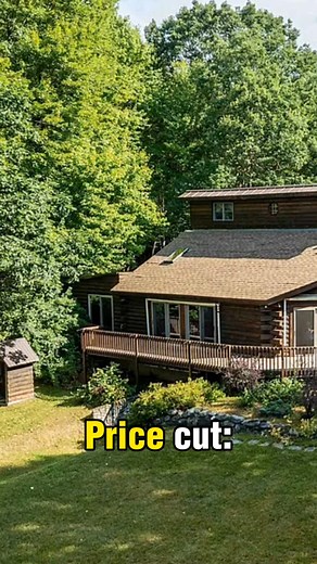 55 Private Acres with Custom Log Home | Forgotten places