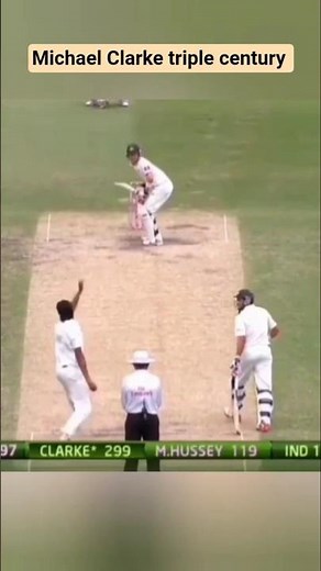 #cricket #former Australia cricketer #clarke unbelievable batting vs India
