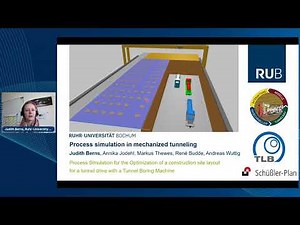 Process simulation for the optimization of a construction site layout