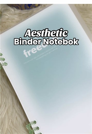 Aesthetic Refillable Binder: StudyTok Must-Have!