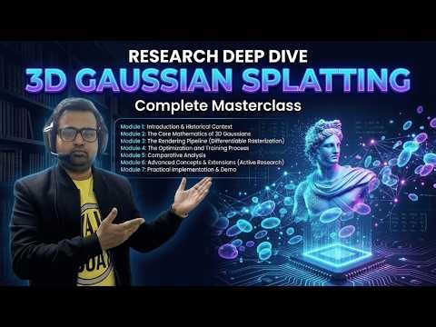 3D Gaussian Splatting (3DGS) Explained | From Basics to Advanced (Full Course)