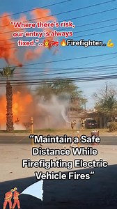 444K views · 2.8K reactions | #EVFireSafety #ElectricVehicleFire #FirefighterSafety #MaintainSafeDistance #EVEmergencyResponse #EVFirefighting #FireSafetyFirst #LithiumBatteryFire #StayAlertStaySafe #EmergencyFireCrew | योगेश सोनार फायर फायटर | Facebook
