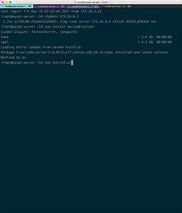 三台虚拟机搭建httpd、mariaDB、php-fpm