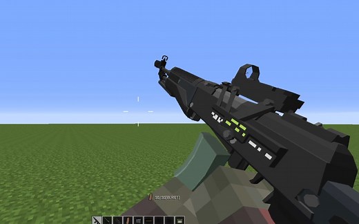 【Minecraft】配套经典Flan模组的枪械动画练习