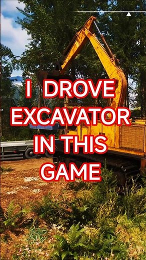 DRIVING EXCAVATOR FOR THE FIRST TIME!!💰 Gold Mining Simulator 2 #gamingshorts #simulator
