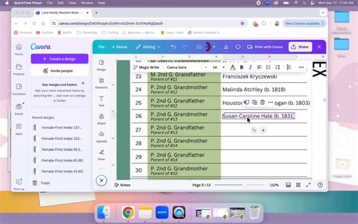 Adding names to the family tree notebooks index. Music by Steve Burns ♥️ #genealogy #familyhistory #ancestors | Family Tree Notebooks