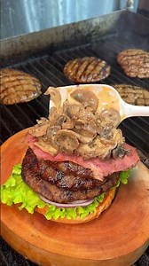 تريبل بيكون مشروم بس ايه من الاخر🔥🔥😉 #وهمي_برجر