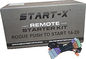 Start-X Remote Starter Kit for Nissan Rogue (2014, 2015, 2016, 2017, 2018, 2019, 2020) Vehicles | Push-to-Start Ignition | Plug N Play Install | Lock 3X to Remote Start | Zero Wire Splicing
