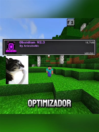 Mejor optimizador de Minecraft Bedrock: Obsidian