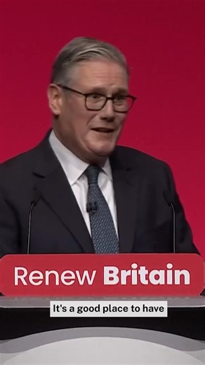Keir Starmer jokes about his father's job as a toolmaker during his speech at Labour Party Conference, before announcing the scrapping of Blair's university targets to promote apprenticeships Follow live updates and reaction: https://trib.al/0yWqp7r | The i paper
