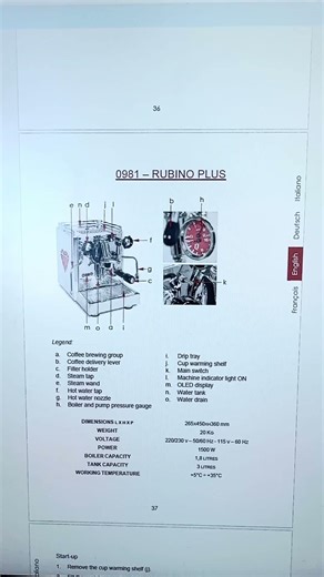 Set up the Quick Mill Rubino Plus with me