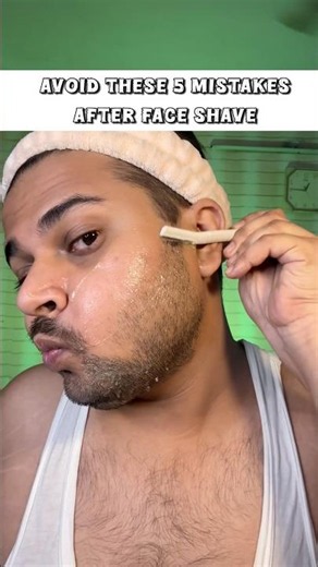 Mistakes to avoid after shaving #shaving #shave #shavingroutine #shavinghacks #shavingblade #shorts