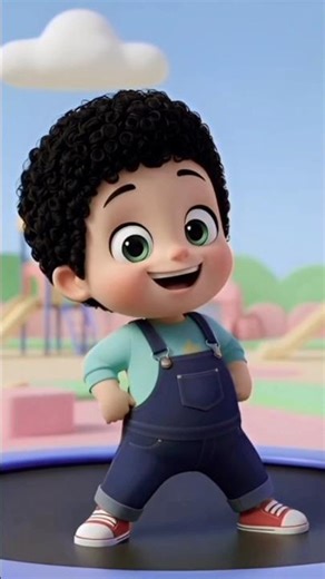 Funny 😂 cartoon for kids jumping jumping #shorts #nurseryrhymes