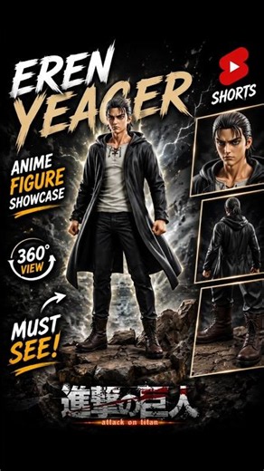 🪽Eren Yeager Figure | Attack on Titan Collectible | Anime Figure⚔️