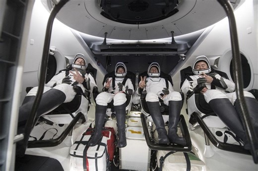 NASA-SpaceX astronauts return to Earth after record mission - i24NEWS