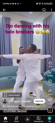 ojo dancing with the twins#samspedycomedy #stories #viralshorts
