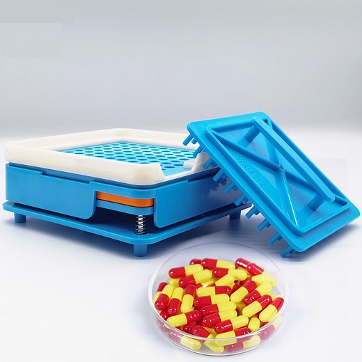 [Hot Item] Jnb-100 ABS Blue Manual Capsule Filler for Pharmaceutical Medicine Nutrition
