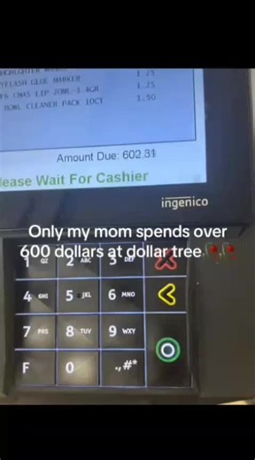 Only my mom spends over 600 dollars at dollar tree 🥀🥀 #fyp #600dollars #memes #dollartree