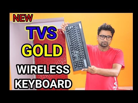 TVS Gold Wireless Keyboard Unboxing | New TVS Platina Bharat | Mechanical Keyboard Sound
