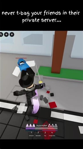 never t-bag your friends in their private server 😭