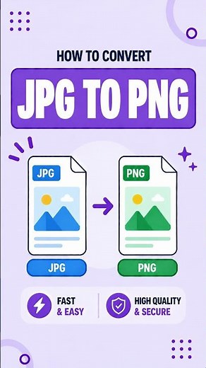 JPG to PNG, Lossless and Fast
