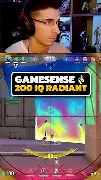 Gamesense of 1 Top Radiant ( 1v3 ) 🏆 valorant live streamer gameplay highlights edit clips shorts