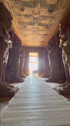 Exploring the Magnificent Great Temple of Abu Simbel in Egypt #shorts