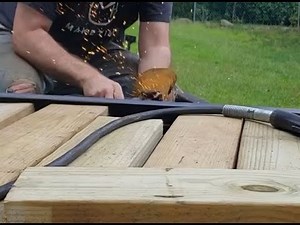small trailer decking and wiring video 1 of 2