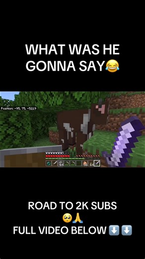 Cow was getting it on 😳 #minecraft #funnymoments