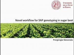 Agrigenomics - Novel workflow for SNP genotyping in sugar beet