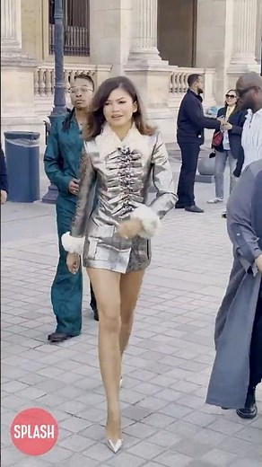 Zendaya Arrives At The Louis Vuitton SS26 Fashion Show In Paris