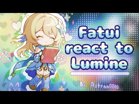 Fatui react to Travaler / Lumine || Speed up to 2X || gl2 || By Astraa0000