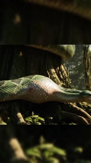 Giant Snake Attacks and Swallows a Porcupine in the Jungle | Realistic Wildlife Scene