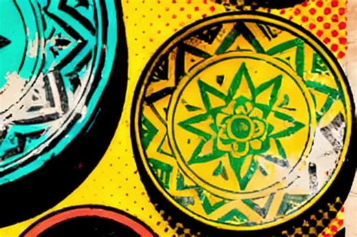 Moroccan Handcrafted Poster - Stylized Terracotta Tagines and Dishes - Etsy