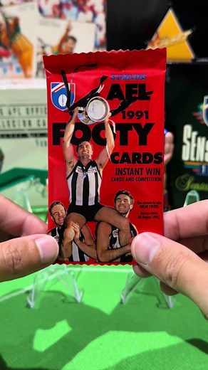 1991 Scanlens AFL Footy Cards. #AFL #Nostalgia #90s #AussieRules #FootyTiktok #FootballCards #90skids #Footy #1991 #Bubblegum #JunkWax