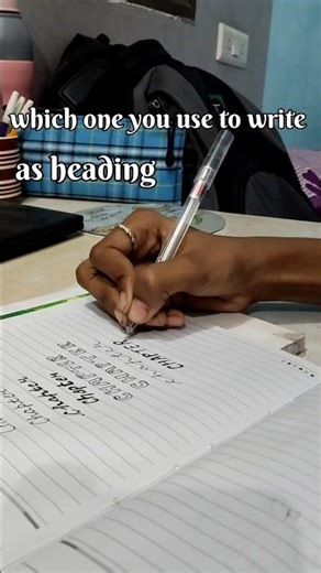 different way to write heading 🖊️🖊️✨📚📚🫠