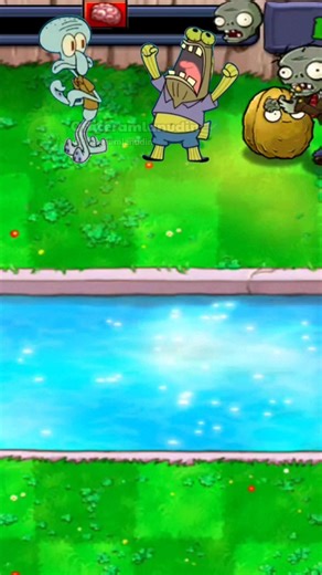 did u just say CHOCOLATE!? - plants vs zombies x spongebob