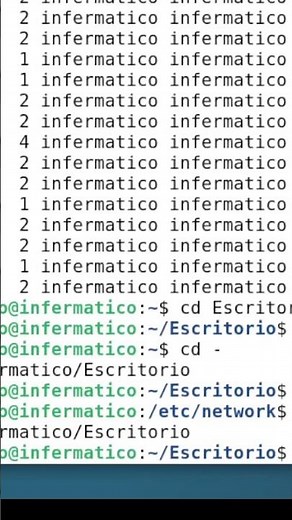 ¿Sabías esto del comando CD? #Linux #comandoslinux #debian #ubuntu #linuxen5minutos