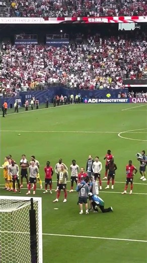England fans sing 'Wonderwall' to the team after defeating Panama #shorts