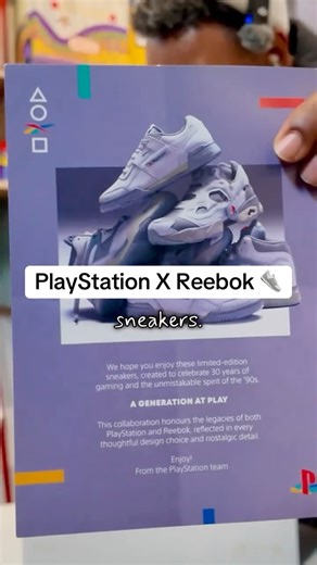 runJDrun on Instagram: "PlayStation x Reebok: 30th Anniversary Sneaker Collection Unboxing 📦 Thank you for providing this product #PlayStation #Reebok #SneakerUnboxing #LimitedEdition #Gaming"