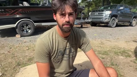 Emergency removal of a sharp fishing jig from foot