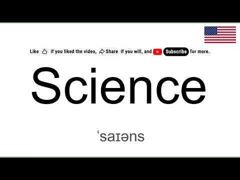 How to Pronounce SCIENCE in English, American